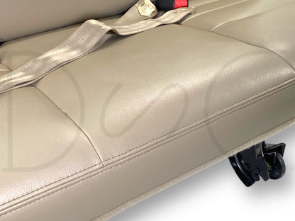00-05 Ford Excursion Limited Third 3Rd Row Bench Seat Tan Leather OE