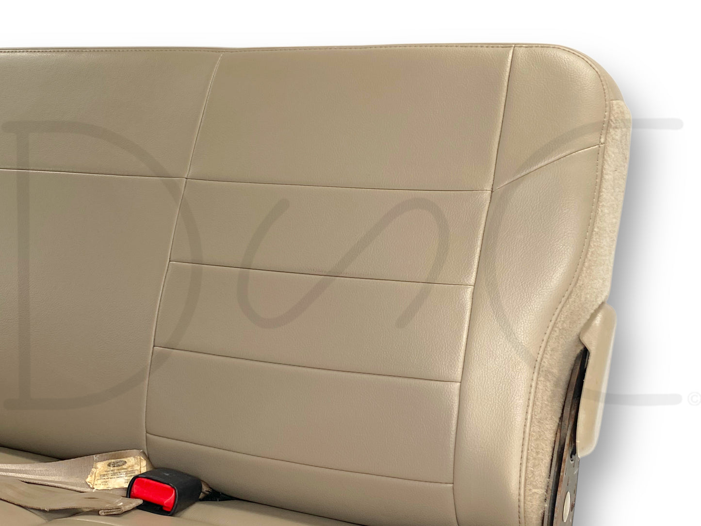 00-05 Ford Excursion Limited Third 3Rd Row Bench Seat Tan Leather OE