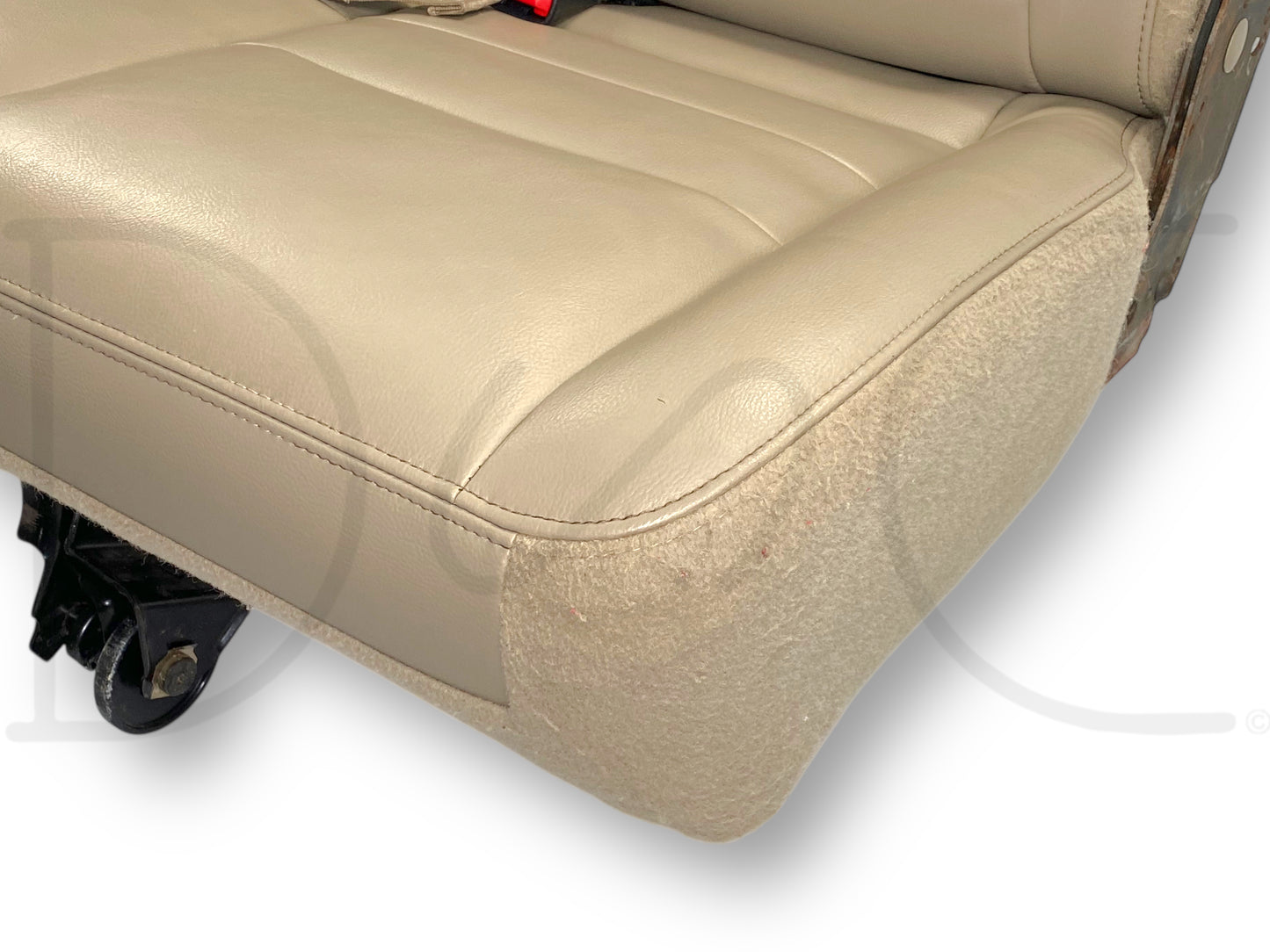 00-05 Ford Excursion Limited Third 3Rd Row Bench Seat Tan Leather OE