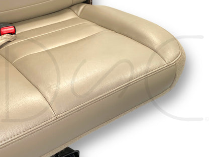 00-05 Ford Excursion Limited Third 3Rd Row Bench Seat Tan Leather OE