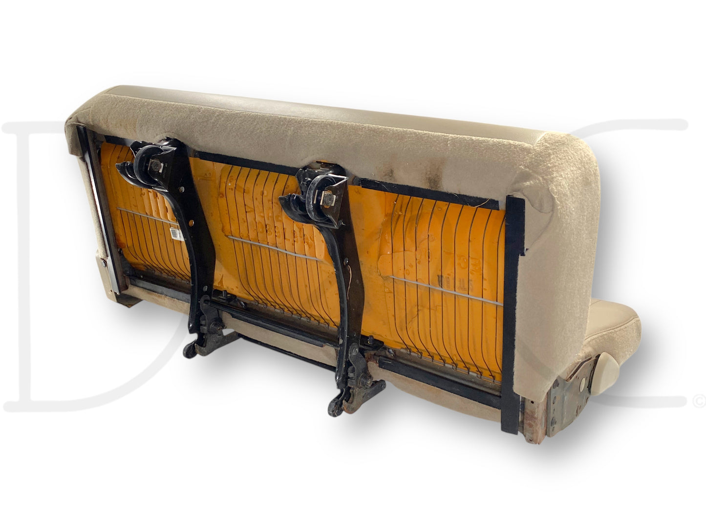 00-05 Ford Excursion Limited Third 3Rd Row Bench Seat Tan Leather OE