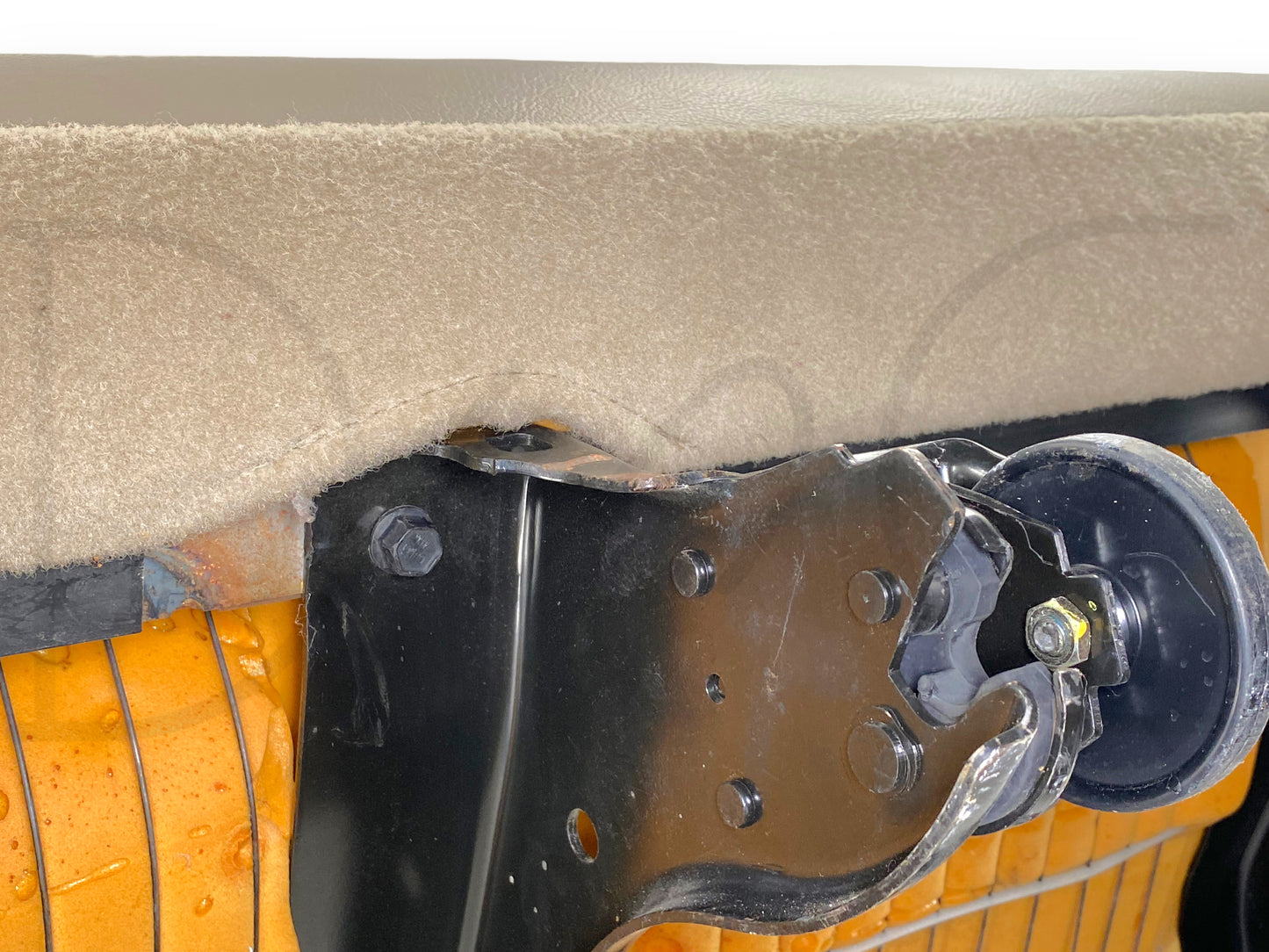 00-05 Ford Excursion Limited Third 3Rd Row Bench Seat Tan Leather OE