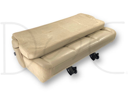 00-05 Ford Excursion Limited Third 3Rd Row Bench Seat Tan Leather OE