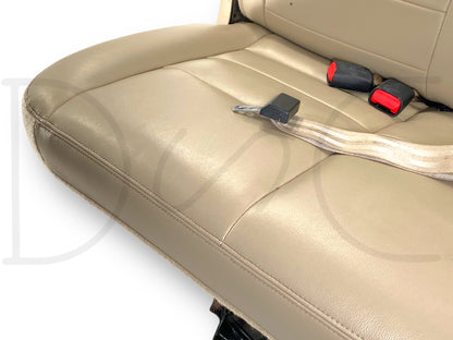 00-05 Ford Excursion Limited Third 3Rd Row Bench Seat Tan Leather OE