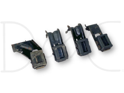 03-07 Ford F250 F350 Super Duty A/C Condenser Upper & Lower Bracket Set OEM