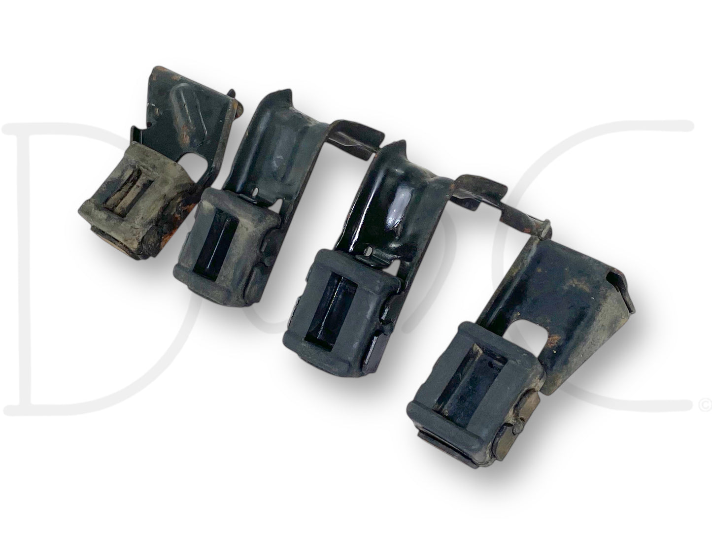 03-07 Ford F250 F350 Super Duty A/C Condenser Upper & Lower Bracket Set OEM