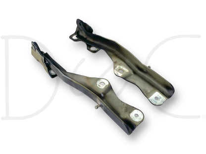 99-07 Ford F250 F350 Super Duty Hood Hinge Set Black Hood Hinges OE RH LH Pair