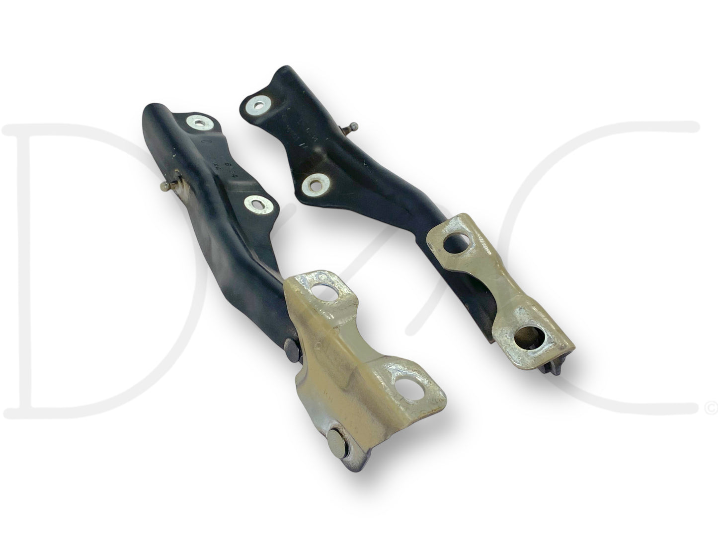 99-07 Ford F250 F350 Super Duty Hood Hinge Set Black Hood Hinges OE RH LH Pair