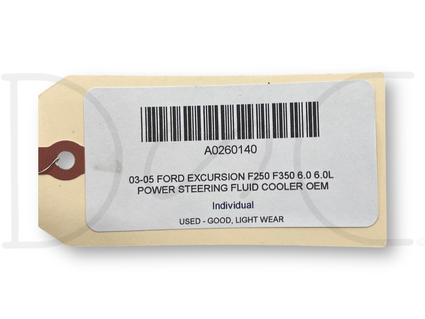 03-05 Ford Excursion F250 F350 6.0 6.0L Power Steering Fluid Cooler OEM