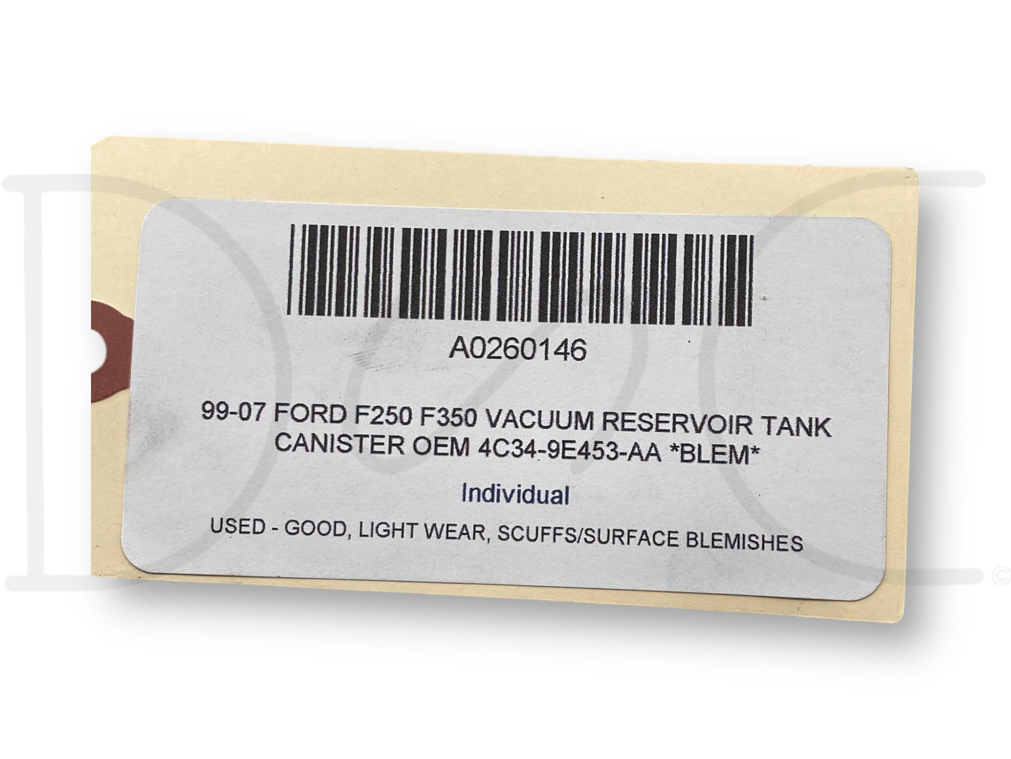 99-07 Ford F250 F350 Vacuum Reservoir Tank Canister OEM 4C34-9E453-Aa *Blem*