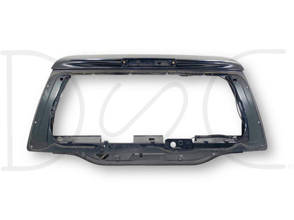 00-05 Ford Excursion Rear Upper Cargo Hatch Liftgate Lift Gate Ua Black OEM used part with light wear and scratches on top edge, compatible with 2000-2005 Ford Excursion models.