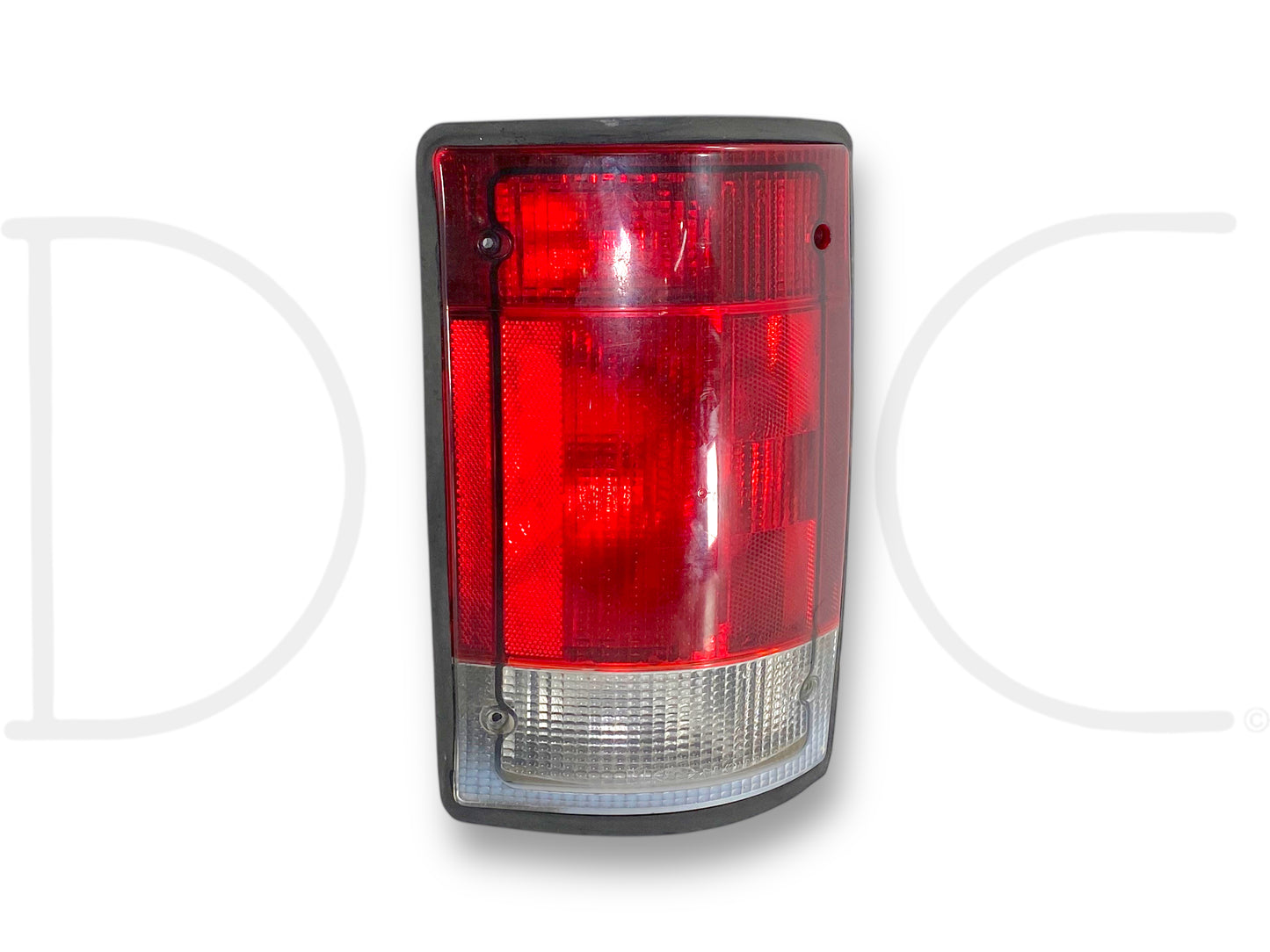 97-05 Ford E250 E350 Excursion RH Right Passenger Taillight Tail Light OEM, used condition with light wear and small scratches, compatible with 1997-2005 Ford Excursion and E-Series vans.