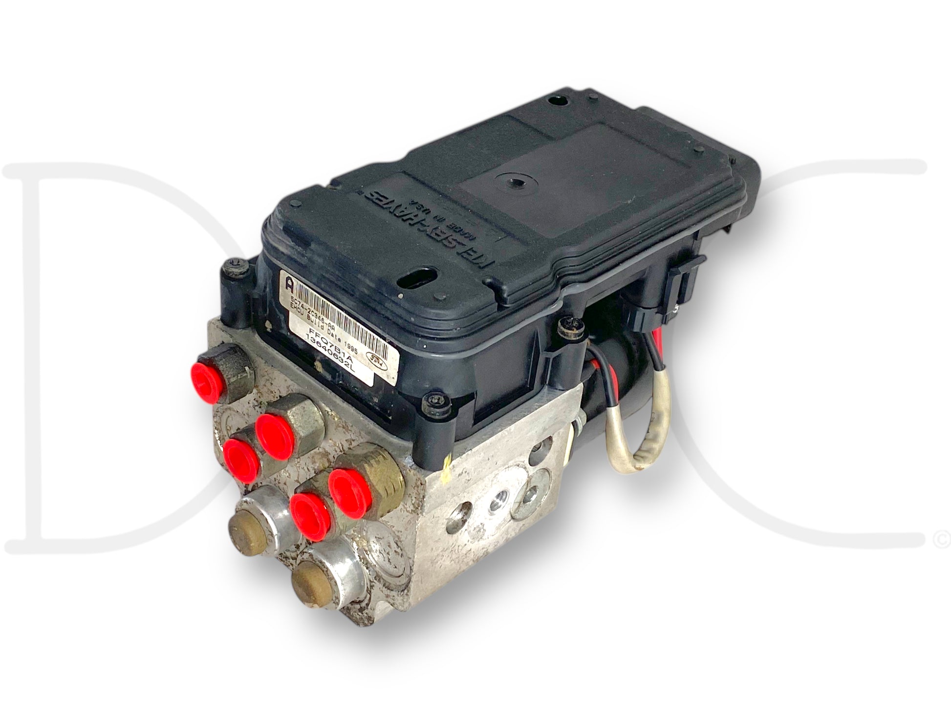 05 2005 Ford Excursion ABS Pump Brake Control Module OEM EHCU 5C74-2C346-Aa used, good condition with light wear, compatible with 2005 Ford Excursion diesel trucks, DC Diesel quality part.