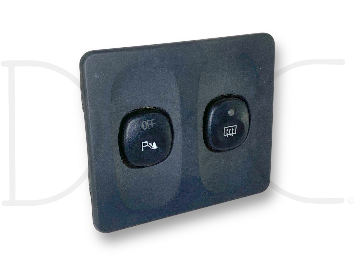 00-05 Ford Excursion Park Assist Parking Sensor Defrost Button Bezel Panel OE in used good condition with light wear, compatible with 2000-2005 Ford Excursion models.