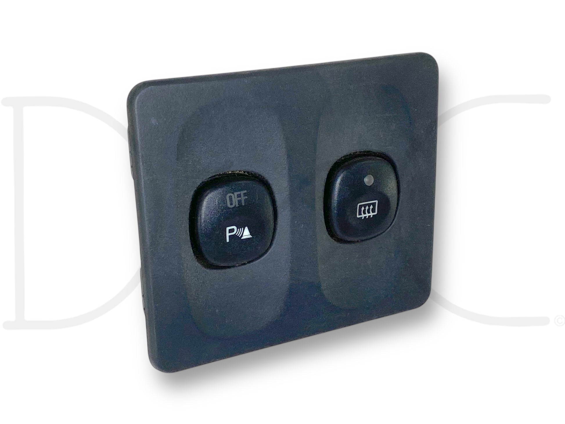 00-05 Ford Excursion Park Assist Parking Sensor Defrost Button Bezel Panel OE in used good condition with light wear, compatible with 2000-2005 Ford Excursion models.