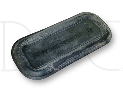 03-05 Ford Excursion Firewall PCM Hole Plug Cover OE 3C3F-12A696-Aa used part with light wear, black rubber gasket designed for 2003-2005 Ford Excursion diesel trucks.