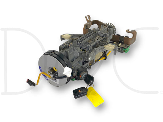 05 2005 Ford Excursion Limited Steering Column W/ Pats Key & Clockspring OE