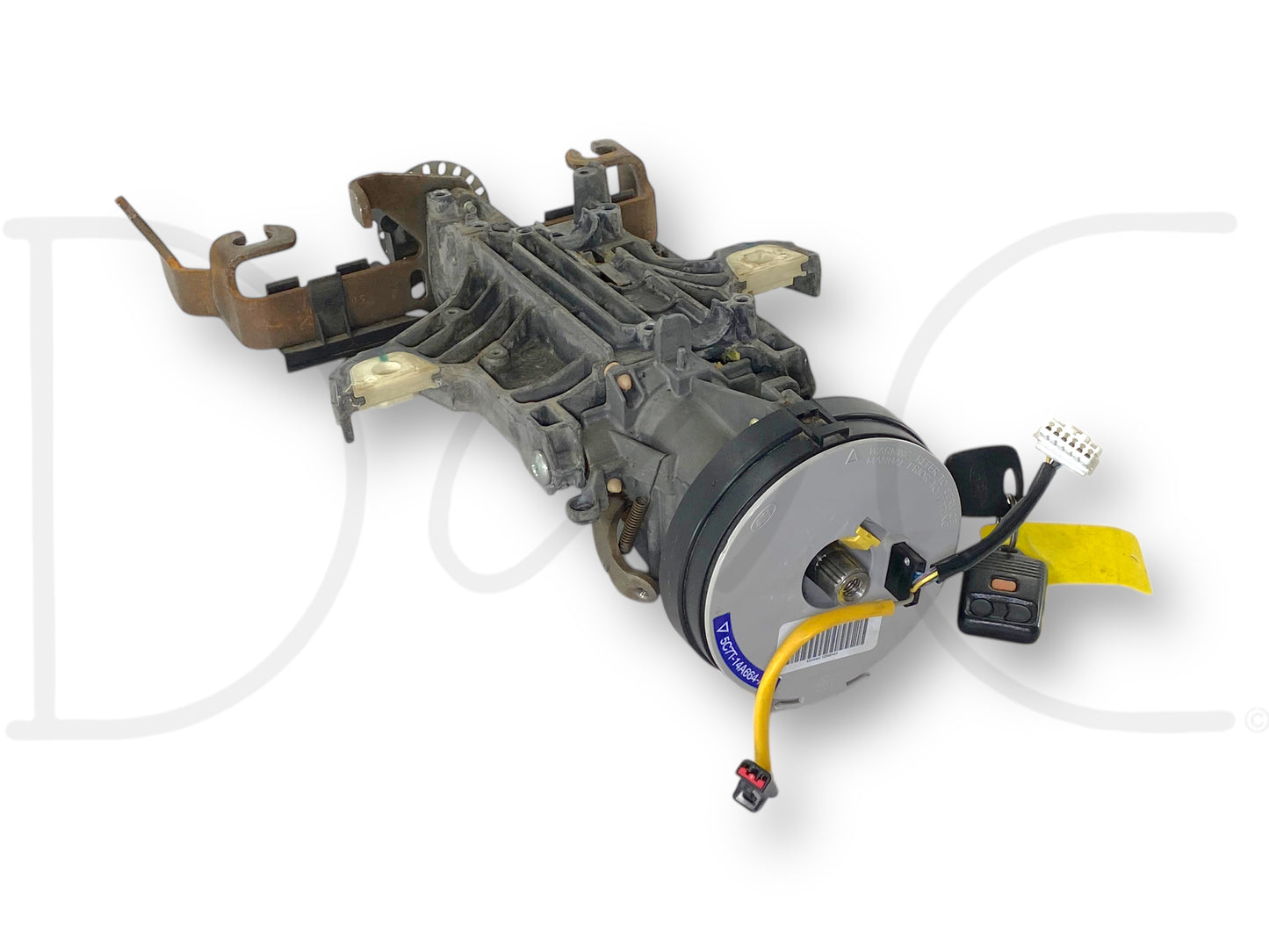 05 2005 Ford Excursion Limited Steering Column W/ Pats Key & Clockspring OE