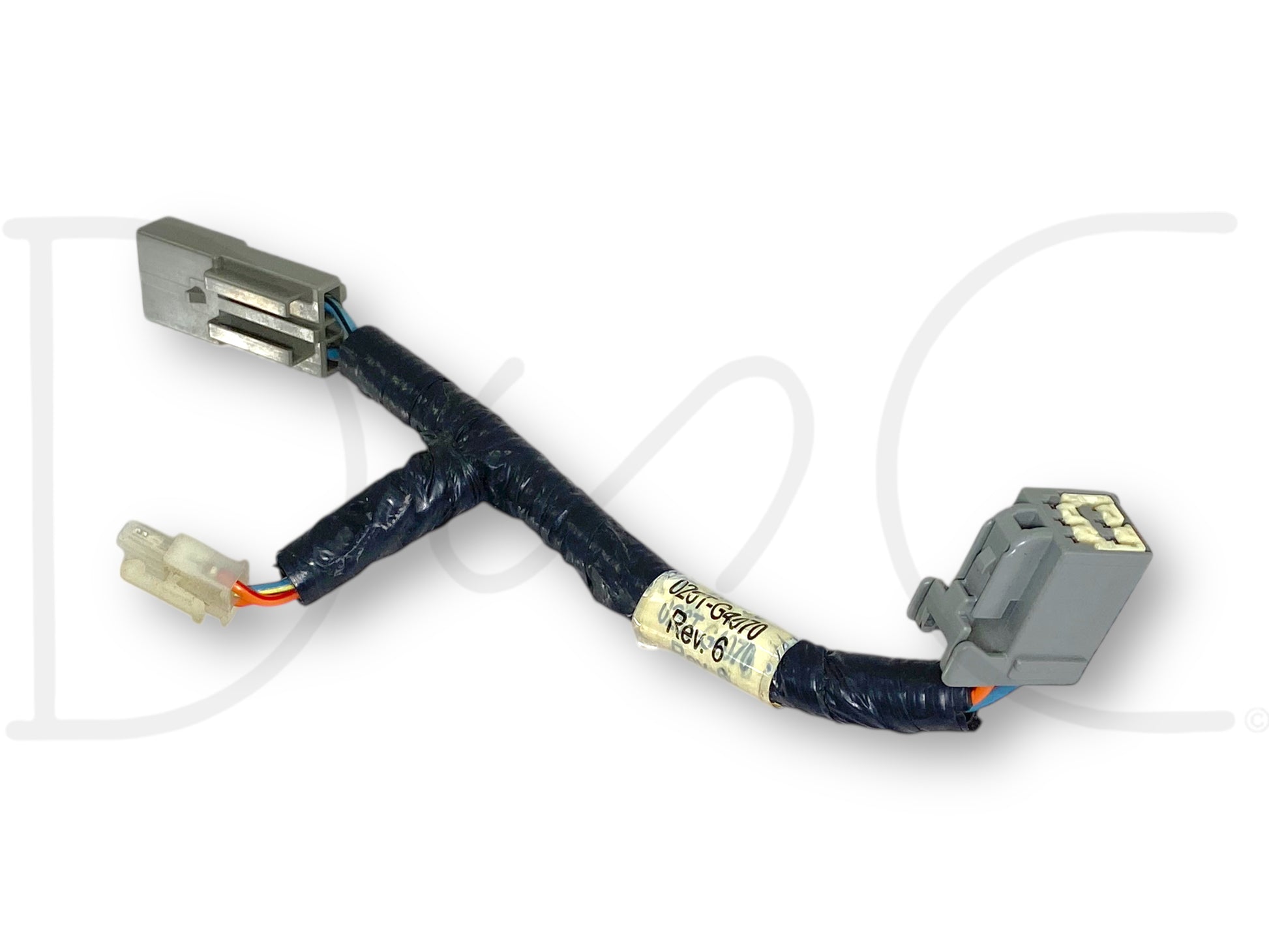02-05 Ford Excursion Power Adjustable Pedal Motor Memory Wiring Harness with used good condition, light wear, black electrical tape wrapping, and multiple connectors for Ford Excursion models.