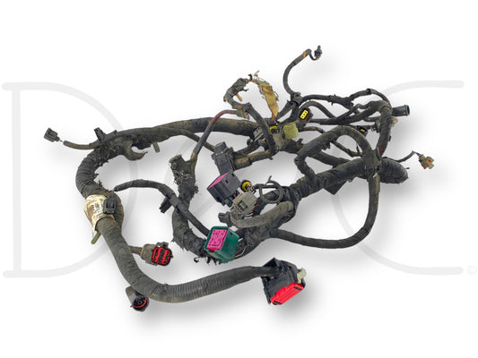 05-07 Ford F250 F350 OEM 6.0 6.0L Diesel Engine Wiring Harness 1855214C91 used with light wear and broken clips, removed from 2005 Ford Excursion LIMITED 6.0L Diesel truck