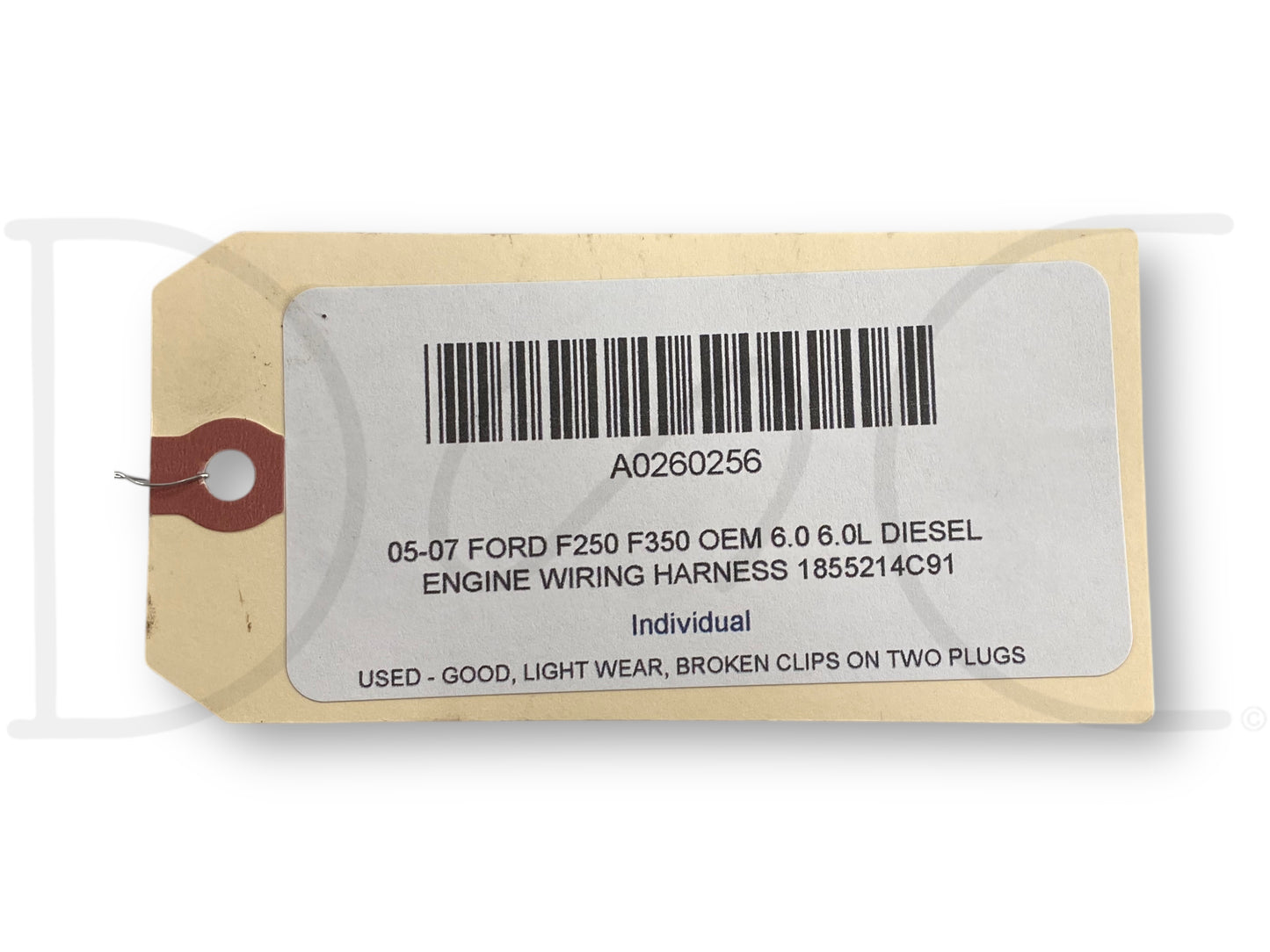 05-07 Ford F250 F350 OEM 6.0 6.0L Diesel Engine Wiring Harness 1855214C91