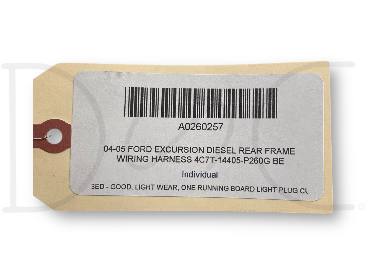 04-05 Ford Excursion Diesel Rear Frame Wiring Harness 4C7T-14405-P260G Be