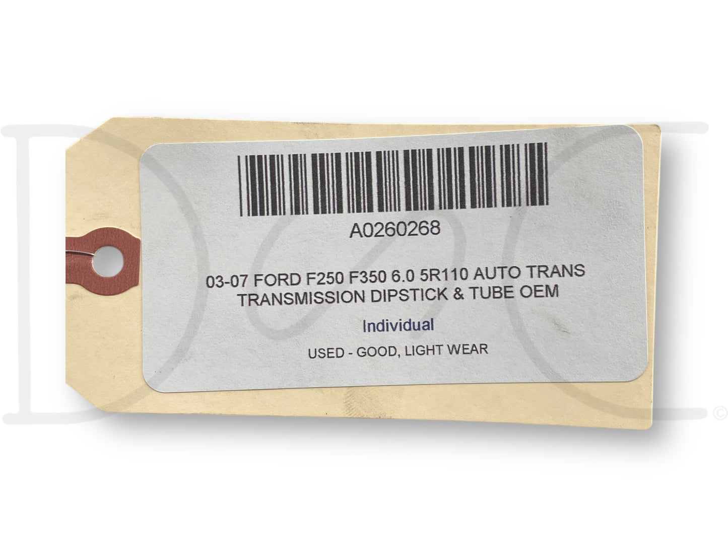 03-07 Ford F250 F350 6.0 5R110 Auto Trans Transmission Dipstick & Tube OEM