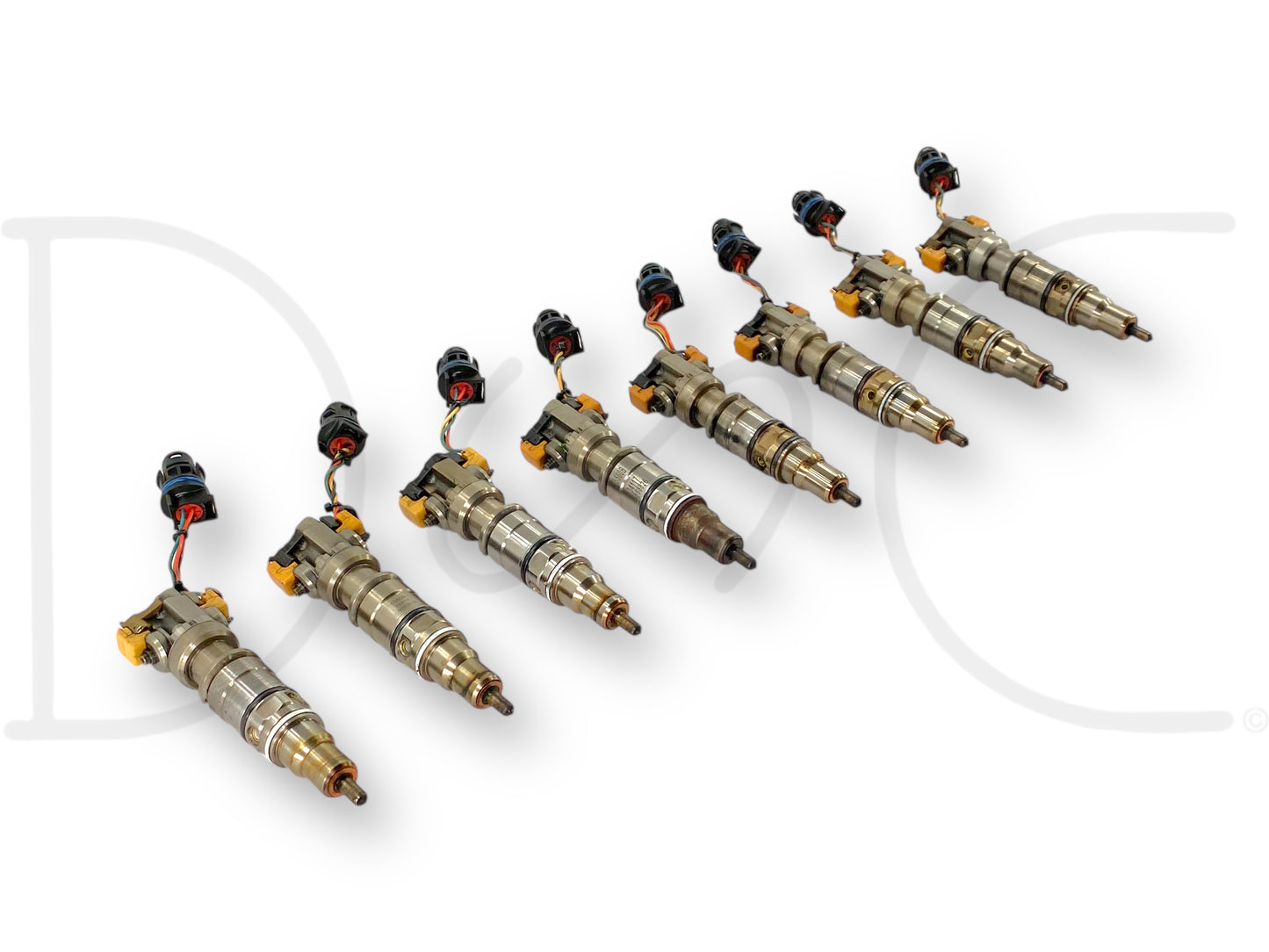 03-07 Ford F250 F350 6.0 6.0L Diesel Fuel Injector Set (8) Injectors *Cores*