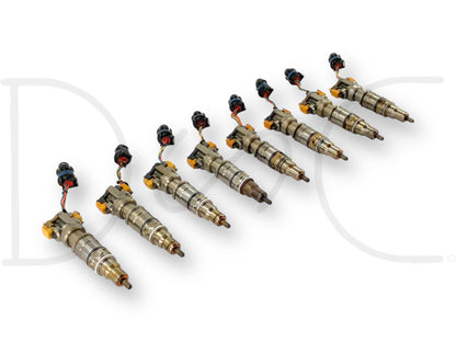03-07 Ford F250 F350 6.0 6.0L Diesel Fuel Injector Set (8) Injectors *Cores*