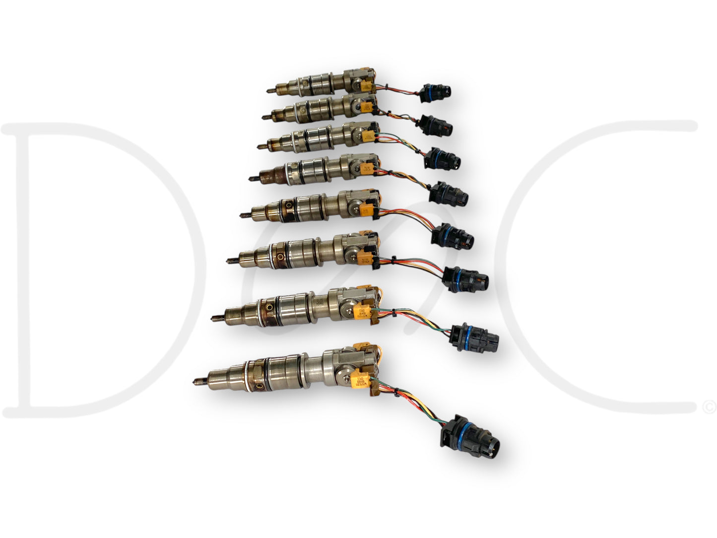 03-07 Ford F250 F350 6.0 6.0L Diesel Fuel Injector Set (8) Injectors *Cores*