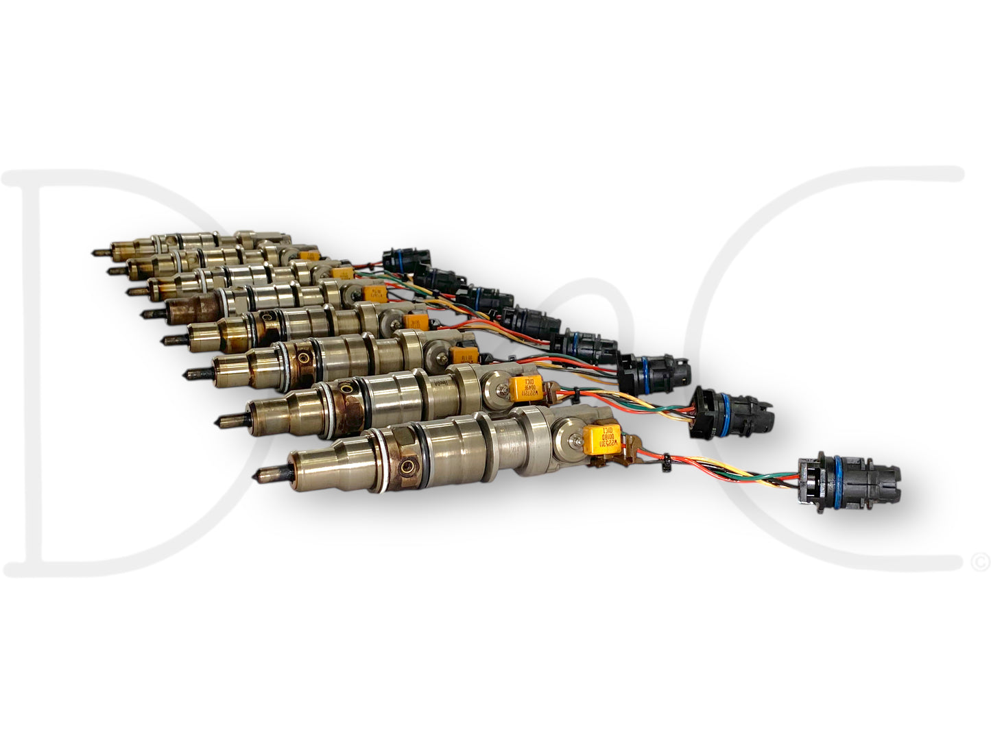 03-07 Ford F250 F350 6.0 6.0L Diesel Fuel Injector Set (8) Injectors *Cores*