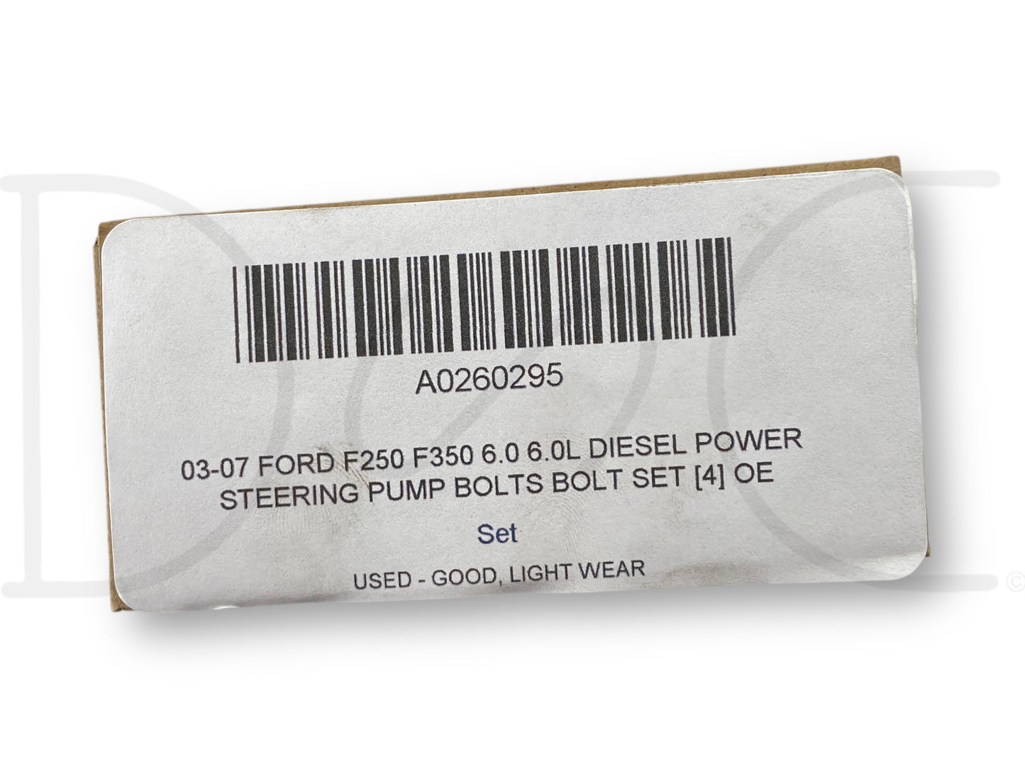 03-07 Ford F250 F350 6.0 6.0L Diesel Power Steering Pump Bolts Bolt Set [4] OE