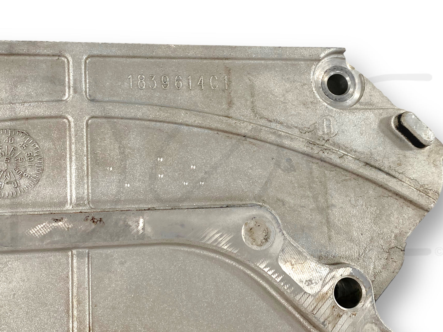 03-10 Ford F250 F350 6.0 6.4 5R110 Auto Trans Rear Engine Adapter Plate OEM