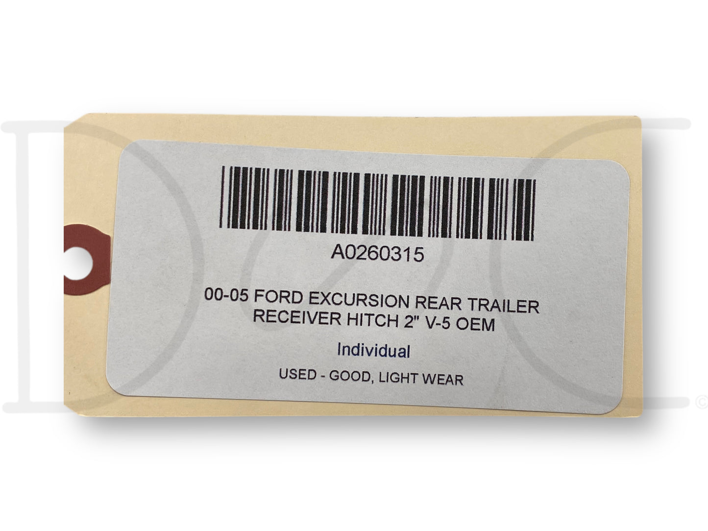 00-05 Ford Excursion Rear Trailer Receiver Hitch 2" V-5 OEM