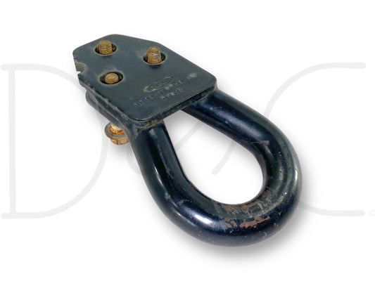 00-07 Ford F250 F350 Tow Hook Recovery Loop Black W/ Bolts 5C34-17A954-AB