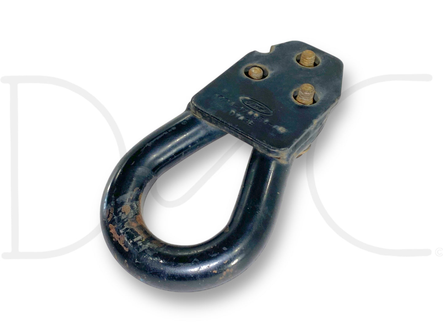 00-07 Ford F250 F350 Tow Hook Recovery Loop Black W/ Bolts 5C34-17A954-AB