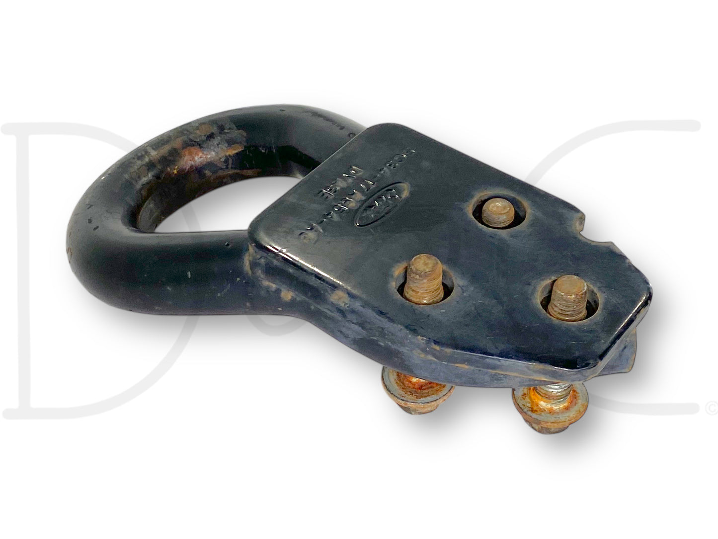 00-07 Ford F250 F350 Tow Hook Recovery Loop Black W/ Bolts 5C34-17A954-AB