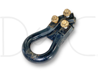 00-07 Ford F250 F350 Tow Hook Recovery Loop Black W/ Bolts 5C34-17A954-AB