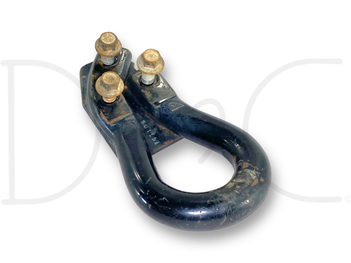 00-07 Ford F250 F350 Tow Hook Recovery Loop Black W/ Bolts 5C34-17A954-AB