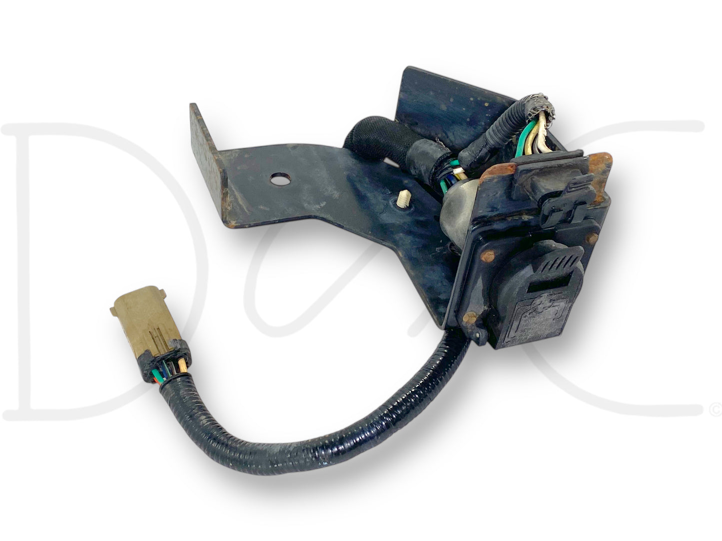 00-05 Ford Excursion Trailer Tow 4 / 7 Pin Plug Bracket OE *Blem*