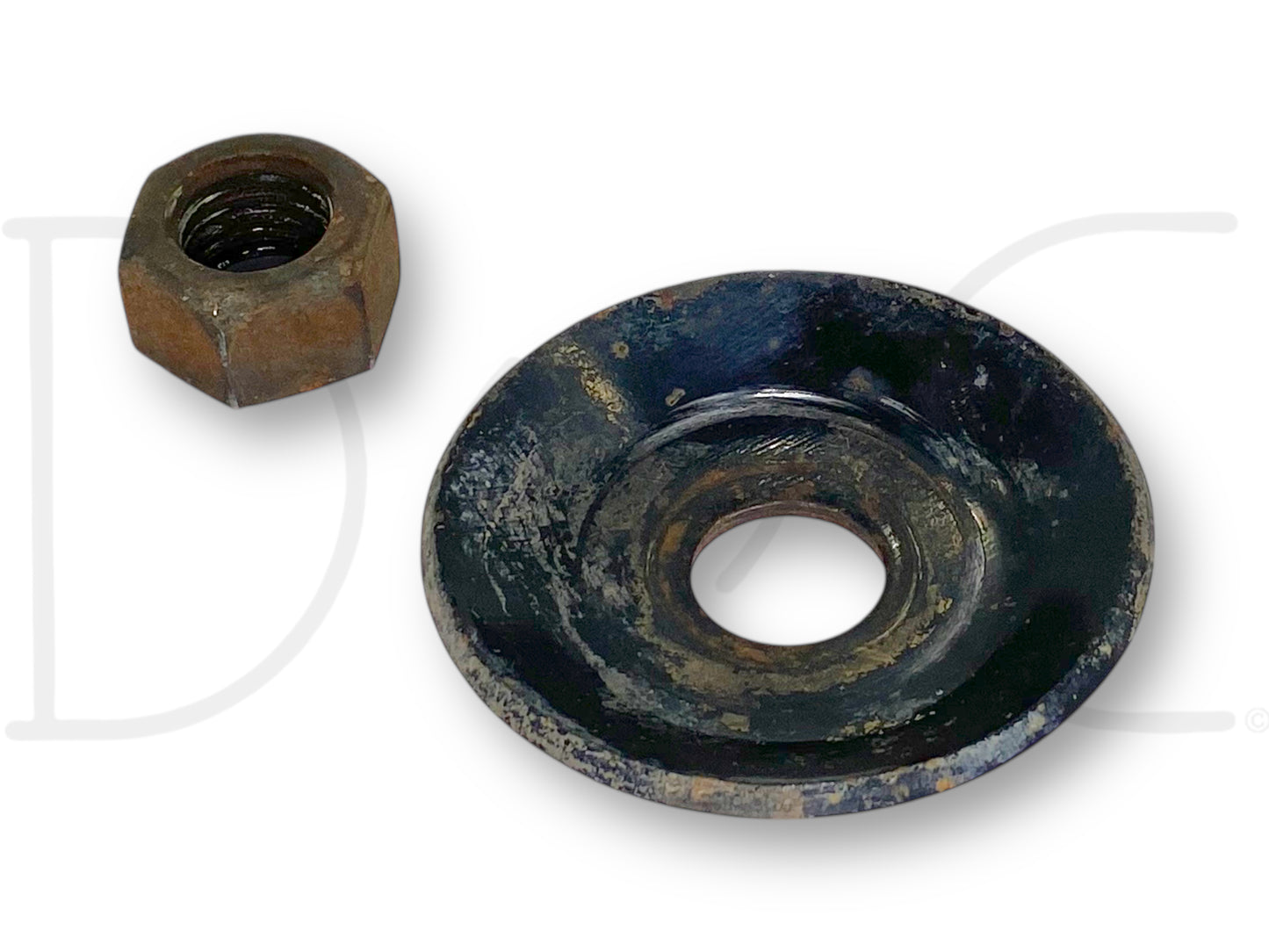 99-07 Ford F250 F350 Front Lower Coil Spring Retainer Washer W/ Nut 2WD