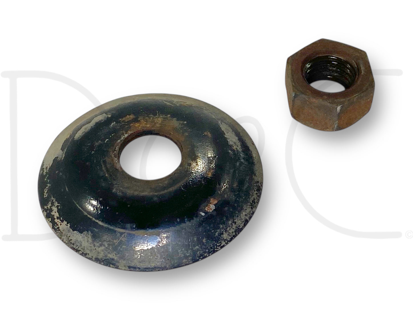 99-07 Ford F250 F350 Front Lower Coil Spring Retainer Washer W/ Nut 2WD