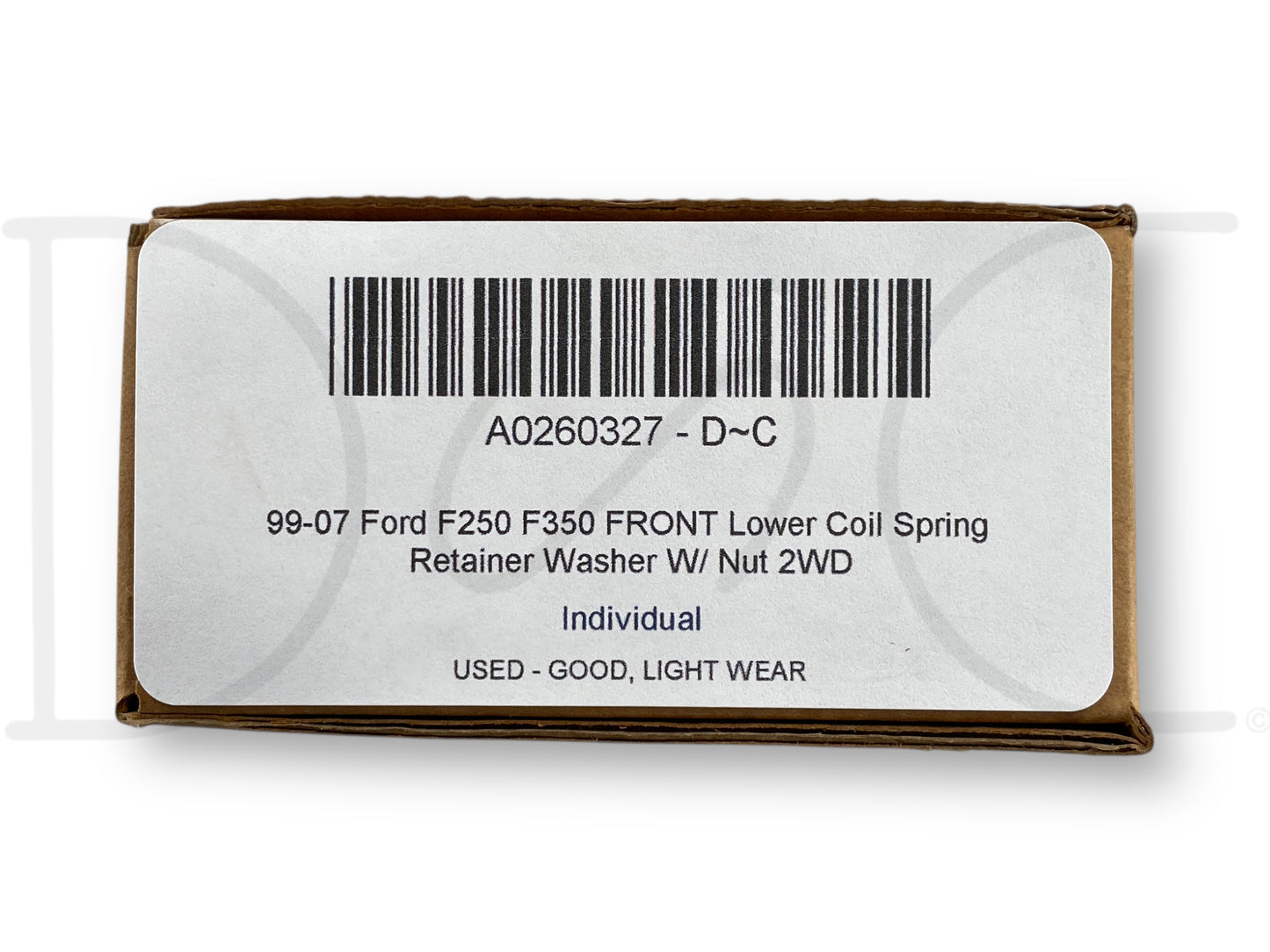 99-07 Ford F250 F350 Front Lower Coil Spring Retainer Washer W/ Nut 2WD