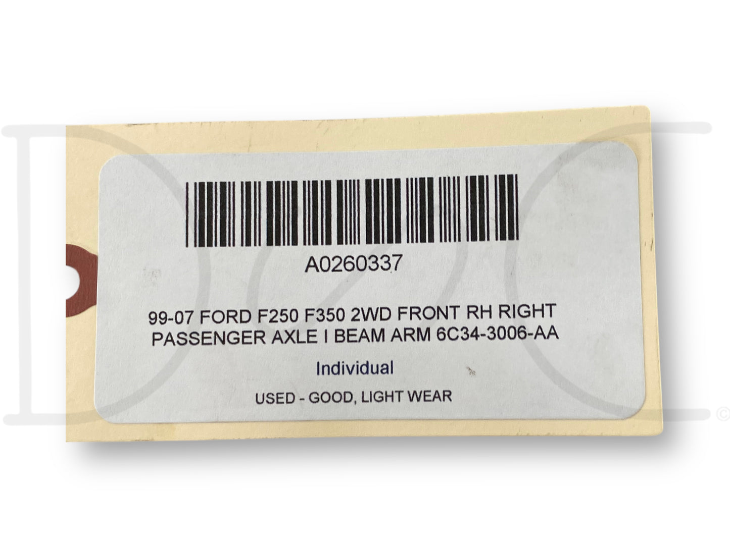 99-07 Ford F250 F350 2WD Front RH Right Passenger Axle I Beam Arm 6C34-3006-Aa