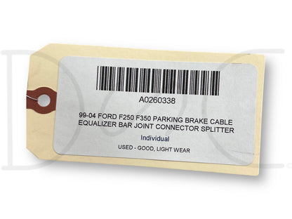 99-07 Ford F250 F350 Parking Brake Cable Equalizer Bar Joint Connector Splitter