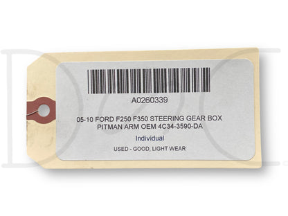 05-10 Ford F250 F350 Steering Gear Box Pitman Arm OEM 4C34-3590-Da