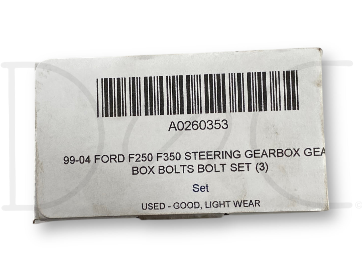 99-04 Ford F250 F350 Steering Gearbox Gear Box Bolts Bolt Set (3)