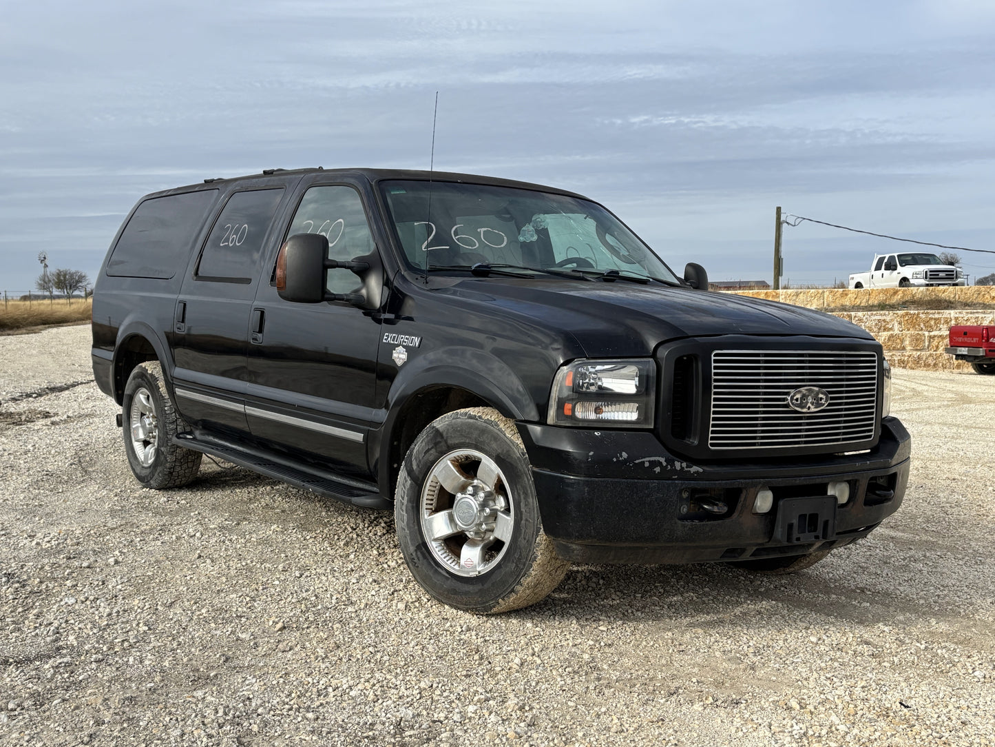 99-07 Ford F250 F350 Excursion Hood Ua Black