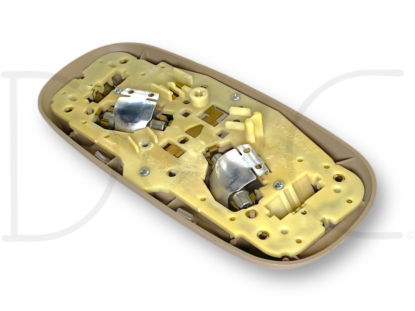 99-07 Ford F250 F350 Overhead Roof Dome Light Map Lamp Tan OE F4Db-13776-Bcw