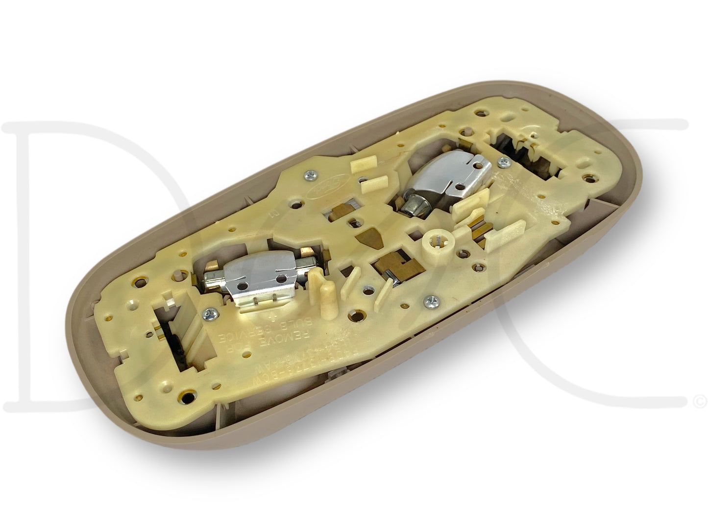 99-07 Ford F250 F350 Overhead Roof Dome Light Map Lamp Tan OE F4Db-13776-Bcw